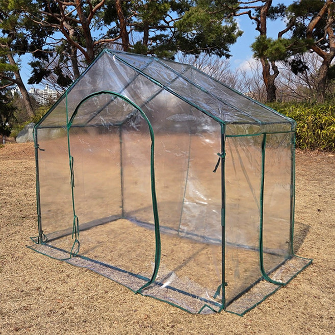 소형 비닐하우스 미니 조립식 온실 하우스 베란다 가정용 길고양이 겨울집, 3번 텐트형 비닐하우스