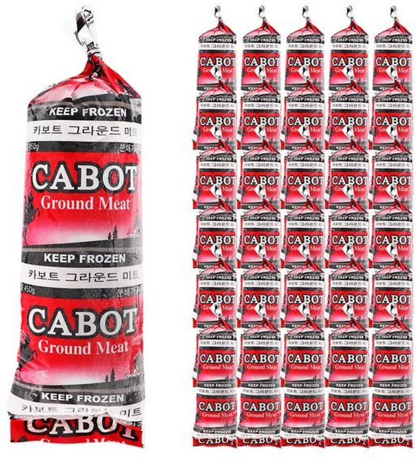 카보트 그라운드 미트 /방망이 민찌 /냉동 한박스 ( ), 1개, 450g