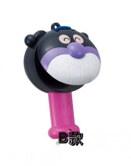 BANDAI 麵包超人樂器吊飾 轉蛋扭蛋, 1個, B款/細菌人(響板)3C320