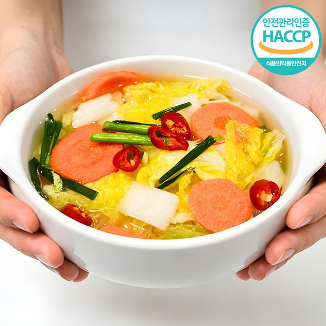 자극없는 맑은 나박 물김치 100% 국내산 재료, 1박스, 1kg