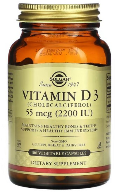 솔가 solgar 비타민D3 2 200IU, 50정, 1개