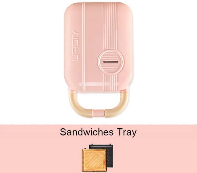 전기 샌드위치 와플 도넛 메이커 기계 토스터 베이커 아침 식사 가제트 타코야키 팬케이크 220V 650W, [04] Small fish