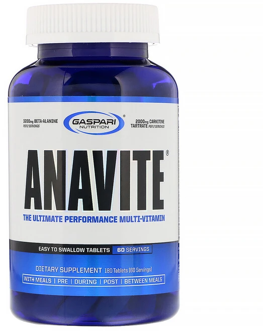 가스파리뉴트리션 아나바이트 스포츠 멀티-비타민 타블렛, 180정, 1개 - 쿠팡