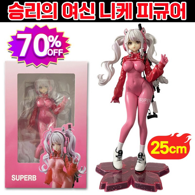 승리의 여신 니케 앨리스 피규어 굿즈 니케웨하스 NIKKE 게임 캐릭터 빅토리 애니메이션 소녀 액션 장난감 키덜트 PVC 25cm, 1개