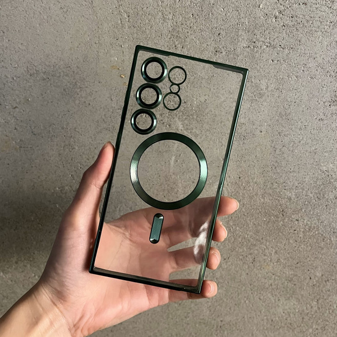 갤럭시s23 맥세이프 케이스 투명 플러스 변색없는 충격흡수 울트라 범퍼 카메라 보호