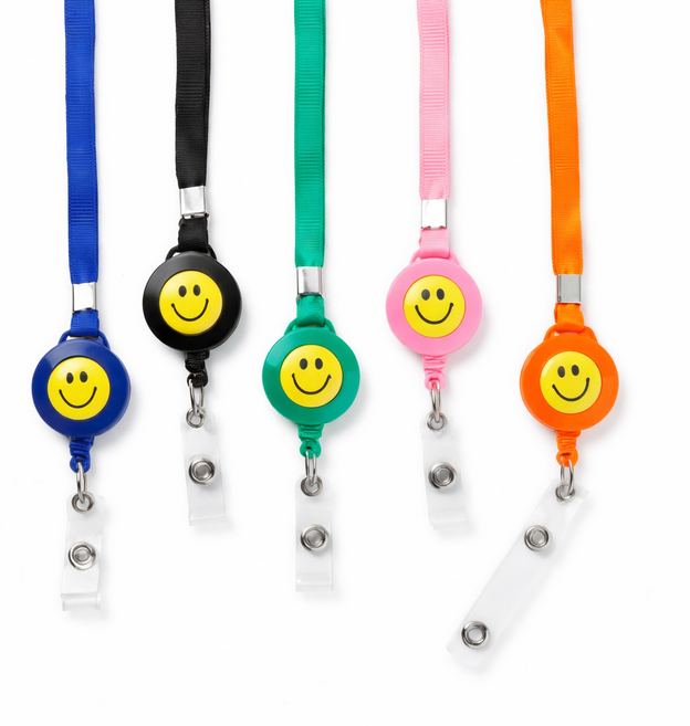 와이어 릴홀더 사원증목걸이 간호사 출입증 명찰줄 5개입 랜덤구성, 5개, 랜덤(혼합 구성)