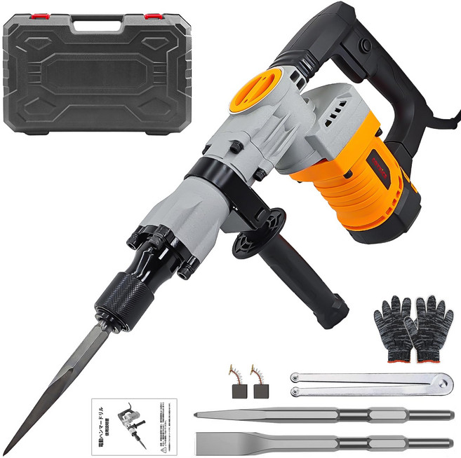 2400 W 110 V 4590 bpm SDS [2025년 신등장]COYXiCE 콘크리트 해머 해머 드릴 전동 해머, 1