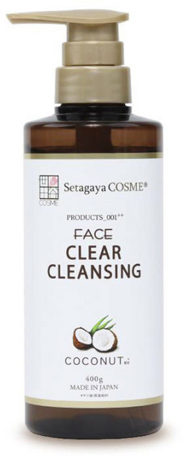 세타가야코스메 페이스 클리어 클렌징 코코넛, 1개