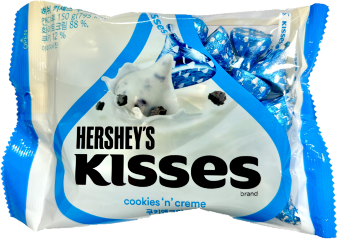 허쉬 키세스 쿠키앤크림 150g, 1개