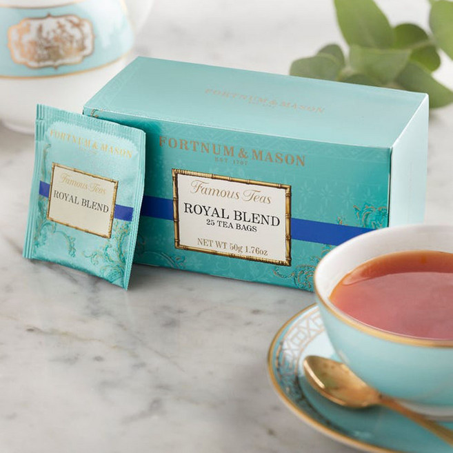 [영국발송] 50g 25개입 포트넘앤메이슨 로얄블랜드 Royal Blend 25 Tea Bags 50g, 1개