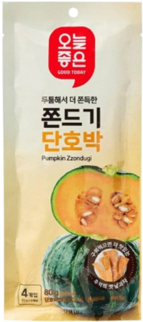 오늘좋은 쫀드기 단호박, 12개, 20g