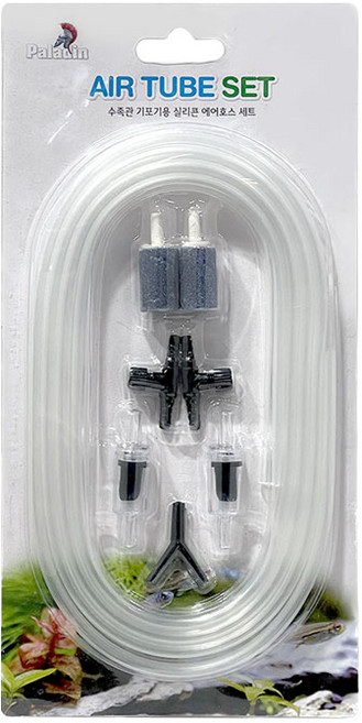팔라딘 수족관 기포기용 실리콘 에어호스 세트, 1개