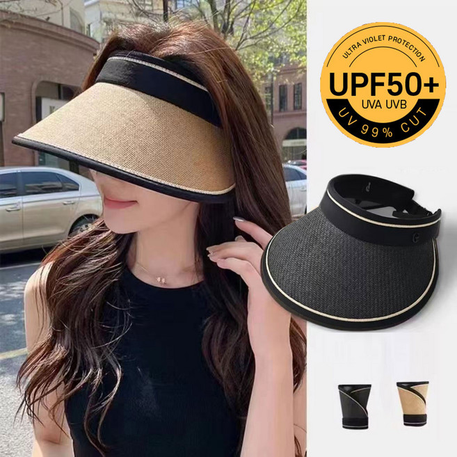 르비올레 자외선 차단 머리가 작아보이는 볼캡 라탄 여성 여름 모자 썬캡