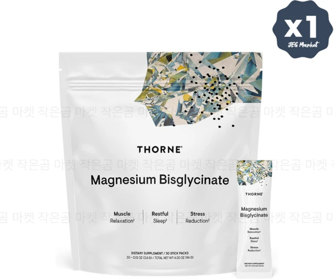 THORNE 쏜리서치 마그네슘 비스글리시네이트 30개입, 1개 - 쿠팡