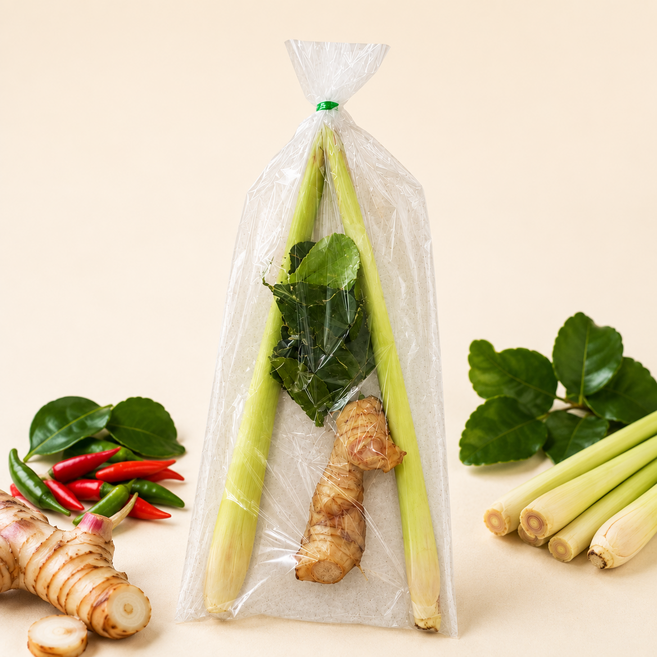 똠얌세트 Tom Yum Set 레몬그라스 갈랑가 건라임잎 똠양꿍 향신료세트 100g, 1개