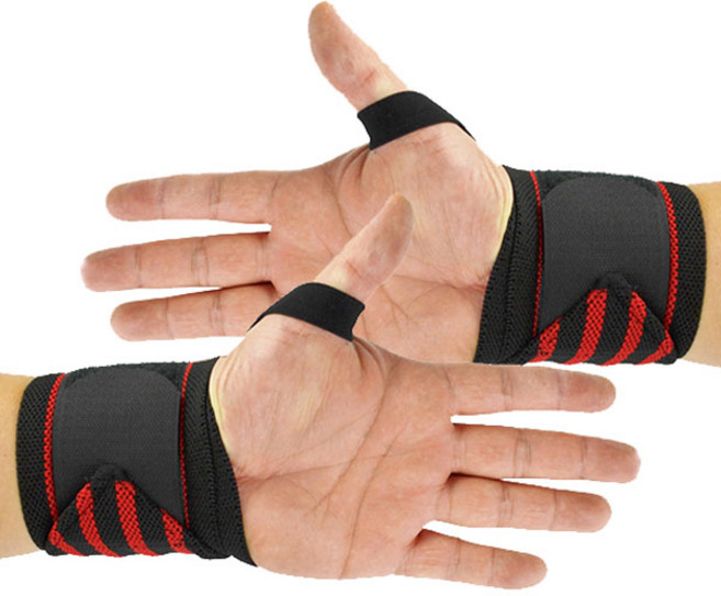 G2P 리스트랩 헬스 손목보호대 2p, 1세트, 블랙