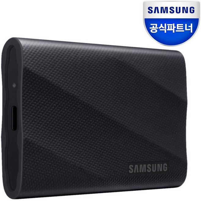 삼성 외장 SSD T9 외장하드 USB3.2 Gen 2x2 정품, T9 블랙 파우치세트, 1TB