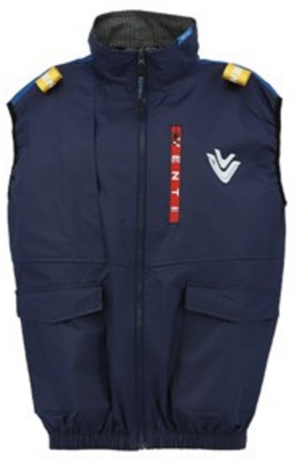 VENTI 空調服 3M SA2-RFV 反光背心 風神 空調衣 涼感衣 風扇衣 消暑 (單售衣服), 1個, 無帽空調背心(SA2-BL)深海藍,L