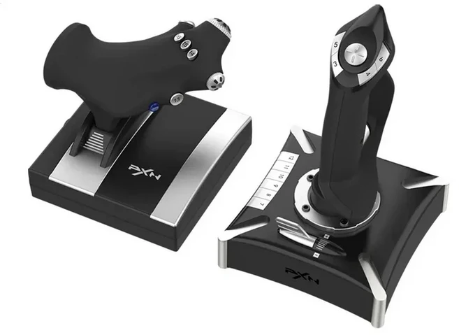 PXN 2119 PRO 비행 시뮬레이터 게임 패드 진동 컨트롤러 PC 및 데스크탑 PS4 조이스틱, 01 2119PRO