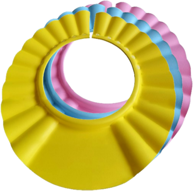 힐터치 성인샴푸캡 성인용 환자용 머리감기 사이즈 6단 조절 귀막이 귀수술 샴푸모자, 비비드옐로우, 1개