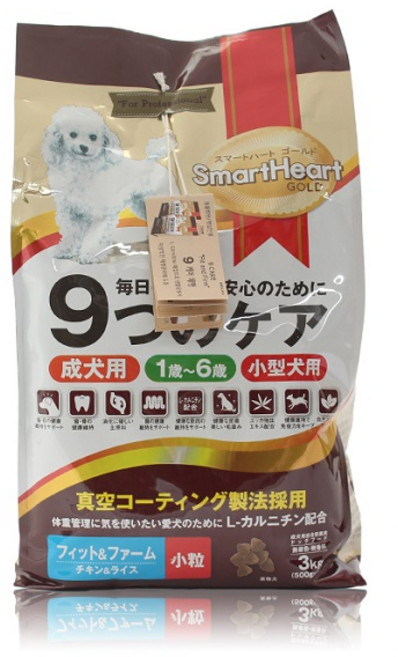 와와펫 나인케어 강아지 체형관리 6kg 작은알, 다이어트+장건강, 3kg, 2개