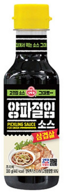 오뚜기 삼겹살 양파 절임 소스, 275g, 10개