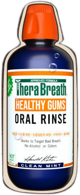 테라브레스 클린 민트 가글 구강케어, 473ml