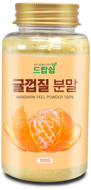 드랍쉽 귤껍질 분말(국산) 100g(통) 진피, 귤껍질 분말[국산] 100g[통], 100g, 1개