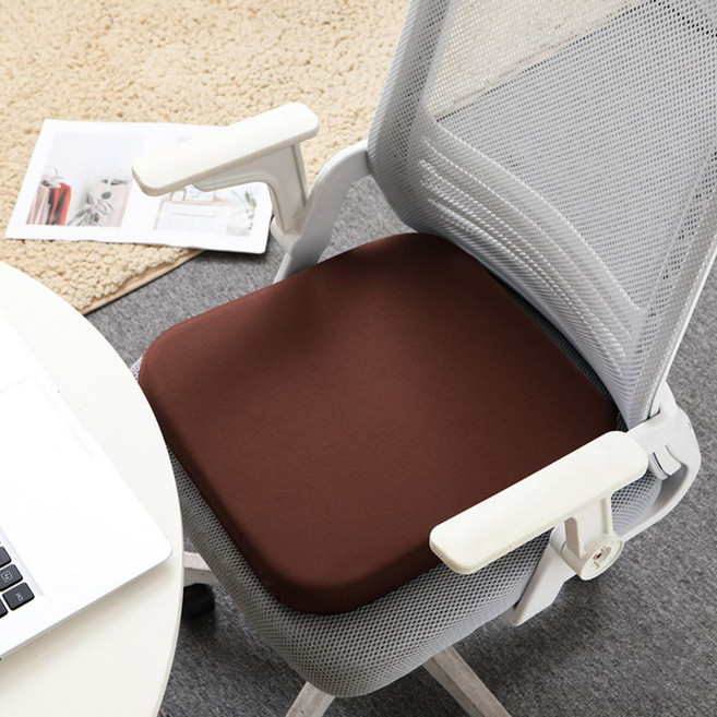 기프템 메모리폼 의자 방석 40x40 식탁 사각 사무실 논슬립