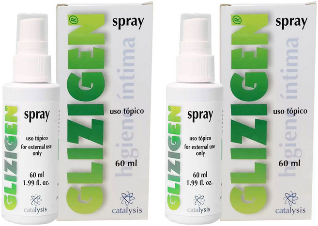 글리지젠 스프레이 여성 청결제, 60ml, 2개