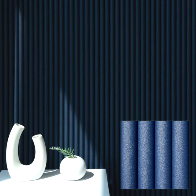 붙이는 반달 템바보드 약 60cm*242cm, 1개, 네이비