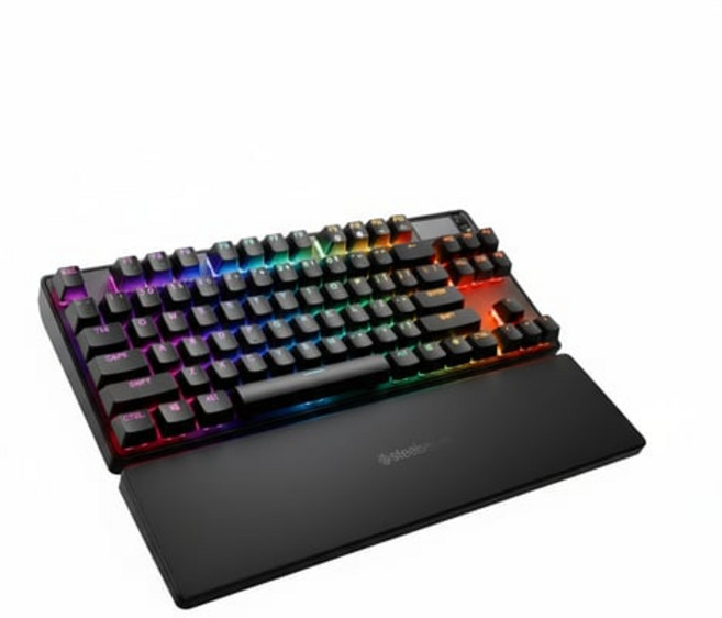 스틸시리즈 유선 게이밍 기계식 키보드, 퓨어단일색상, Apex Pro TKL Gen 3 - US/64740, 마그네틱축(자석축)