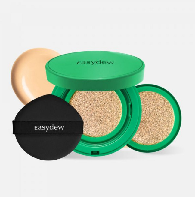 [대웅제약 이지듀] 멜라 비 토닝 앰플 쿠션(본품 15g+리필 15g) SPF 50+ PA+++, 22호 라이트 베이지(본품1+리필1)