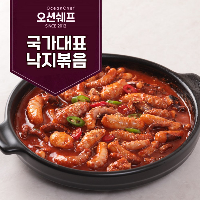 국가대표 낙지볶음, 1개, 300g