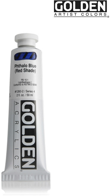 골든 아크릴물감 헤비바디 60ml S4 Phthalo Blue (R.S)
