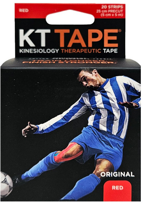 KT 케이티 테이프 오리지널 레드 / 스포츠 테이핑 키네시올로지 손목 무릎 어깨 근육, 1개, 1롤