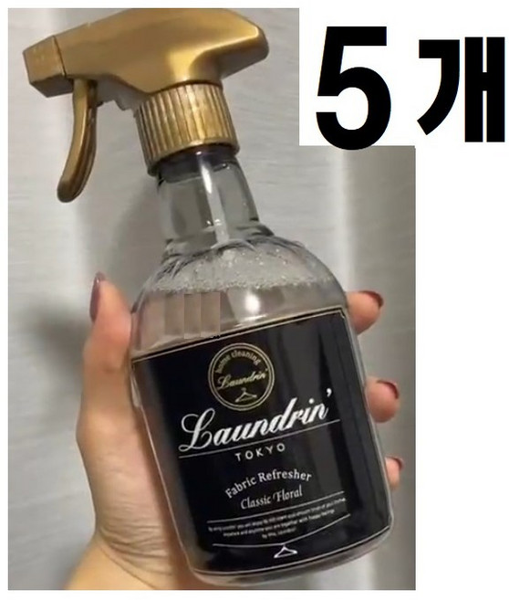 INCAPE 란도린 패브릭 미스트 섬유탈취제 클래식 플로랄 370ml, 5개, 1개입