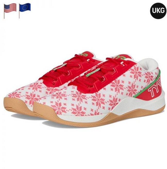 TYR 티어 헬스화 트레이닝화 크로스핏 CXT-2 트레이너 화이트 레드 홀리데이 남성 런닝화