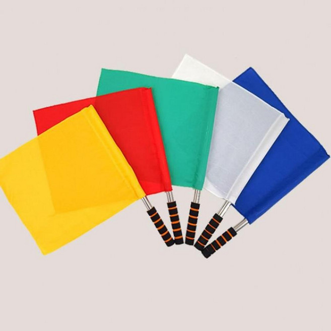체육대회 청기백기 응원 깃발 신호기 스펀지 손잡이, 옐로우, 옐로우