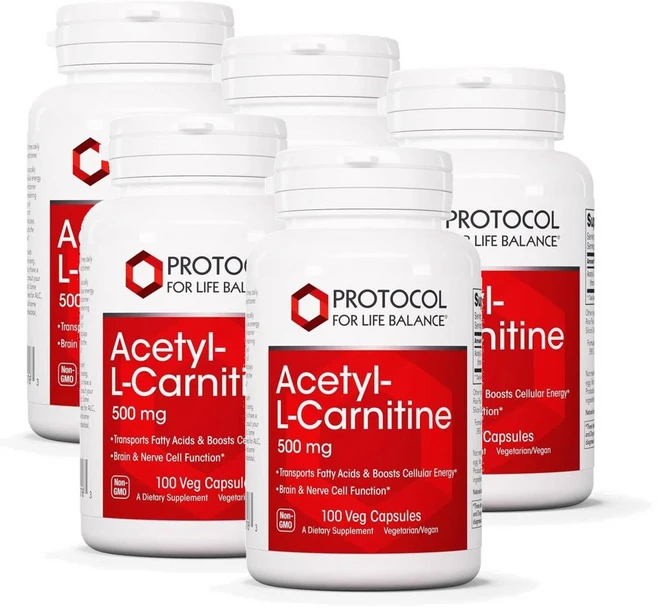 프로토콜 아세틸 L-카르니틴 500mg 캡슐 PROTOCOL FOR LIFE BALANCE Acetyl- L-Carnitine, 5개, 100정 - 쿠팡