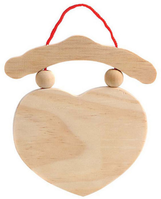 방문걸이 (하트) / 나무걸이 문패 만들기재료