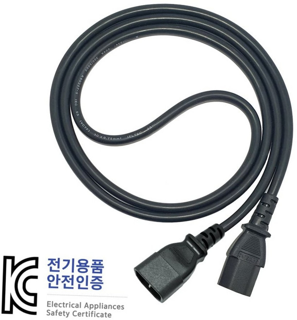 8자코드 컴퓨터 파워 캡코드 연장 케이블 벌크 220V 10A 2M