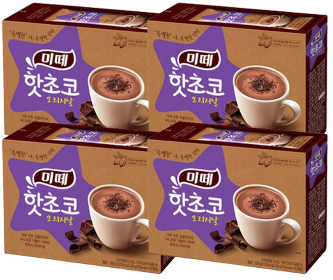 미떼 핫초코 오리지날 10T X4개, 300g, 10개입, 4개