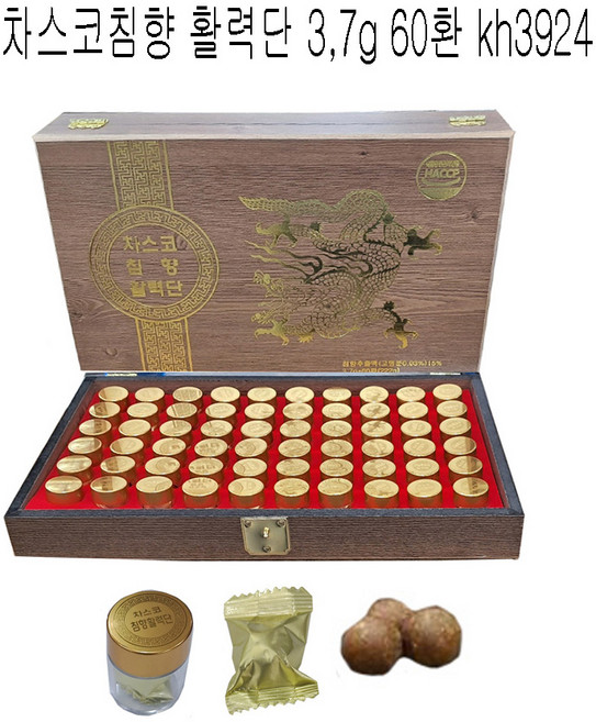 차스코침향 활력단 3 7g 60환 kh3924, 1개, 121.272kg