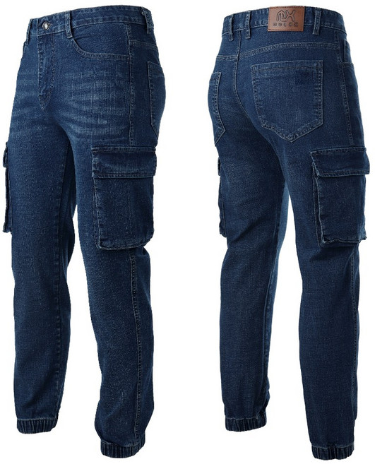 퀀텀 건빵 조거 스판 청바지 청 카고 작업 팬츠 용접 노가다