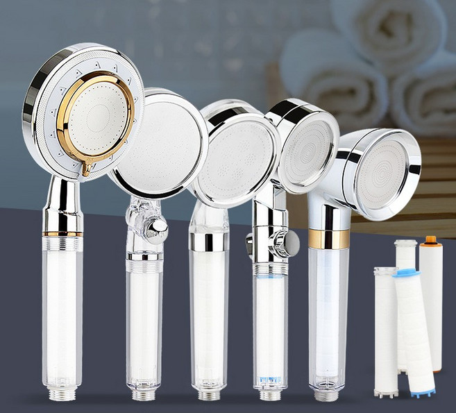 필터샤워기 샤워헤드 욕실수압 교체 녹물제거 정수 고압 화장실, 1개