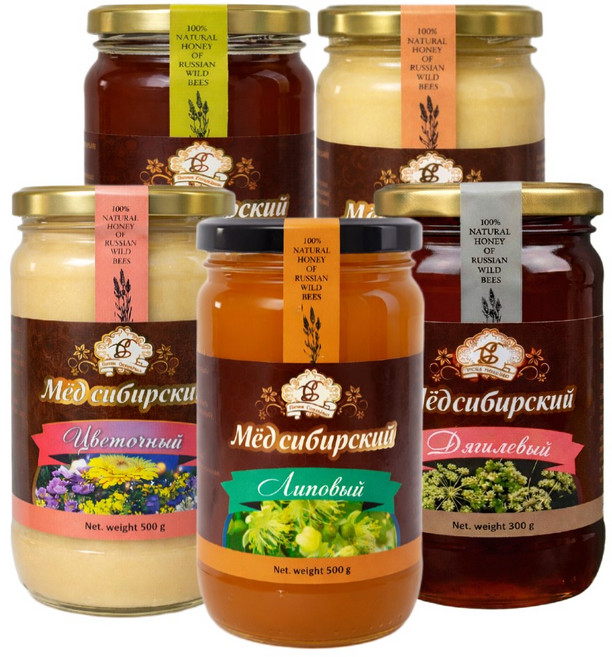 시베리아 꿀 명품5종 세트 세계5대 명품꿀 러시아 알타이 토종 야생화 숙성 수입 자연산 벌꿀, 꿀박스 선택안함, 쇼핑백 선택안함, 1세트