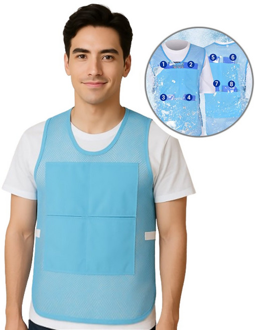 위너리스 아이스팩 메쉬조끼 냉감조끼 쿨링조끼 망사조끼 통풍조끼