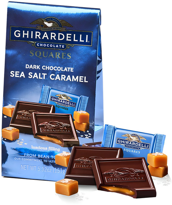 기라델리 다크초콜릿 씨솔트카라멜, 151g, 1개