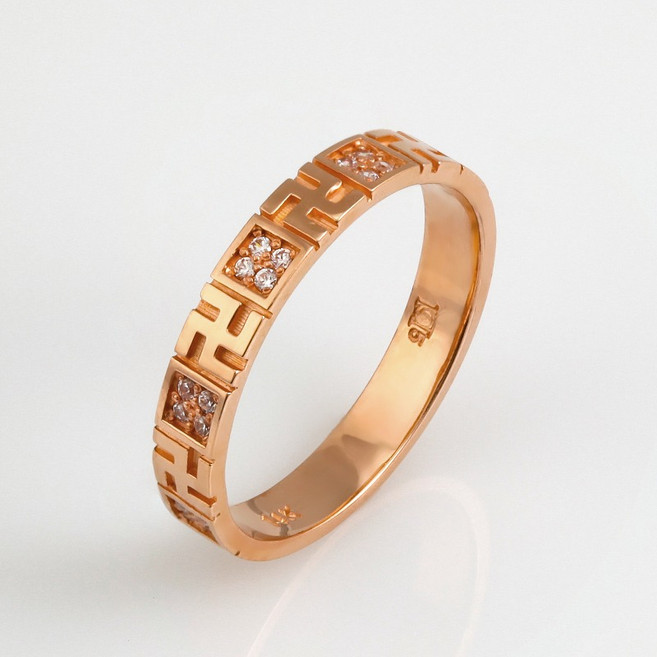 골드몬 14k 18k 서페이스 만자 반지